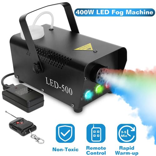 Máquina de Humo 400W con Luz LED RGB y Control Remoto miniatura 2