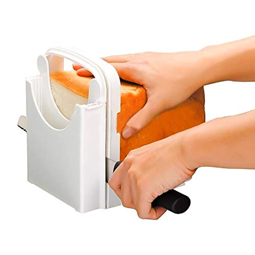 Bread Slicer,Adjustable 접이식 Toast Slicer Suitable Slicing Homemade