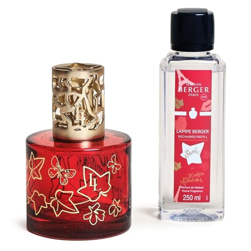 MAISON BERGER, Giftset - Lámpara catalítica Lolita Lempicka roja + recarga de Lolita Lempicka Sweet 250 ml