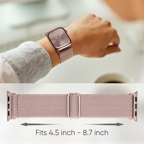 Image of 8 Pack Stretchy Solo Loop Band Compatible with Apple Watch Bands Women Men
