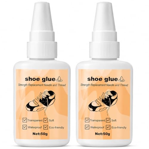 Cieex Pegamento Zapatos Extrafuerte – 100g (50g x 2) | Pegamento para Zapatos y Suelas, Cola Zapatero Profesional, Adhesivo para Zapatillas Deportivas, Cuero y Caucho, Shoe Goo Reparación Rápida