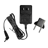 HQRP AC Adapter Compatible with Belkin USB Plus Hub, USB 4-Port Plus Hub, Hi-Speed USB 7-Port Hub, P75341ej F5U307ej Power Supply Cord + Euro Plug Adapter Black