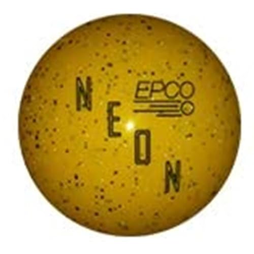 EPCO Candlepin Bowling Ball- Neon Speckled - Yellow (4 1/2 inch- 2lbs. 6oz.) 1 Ball