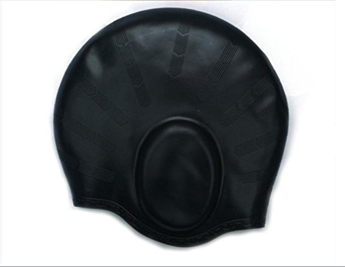 Bonnet de bain en silicone HLCapuchon haute protection contre le chlore
