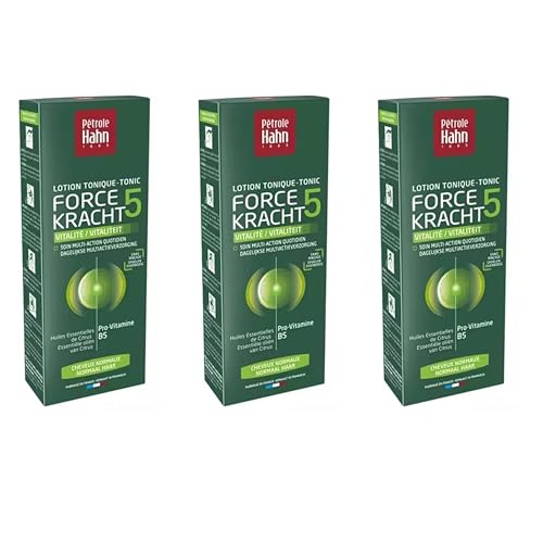 PETROLE HAHN - Lotion Verte Force 5 Vitalité - Lot de 3x 300 ML - Vendu Par Lot