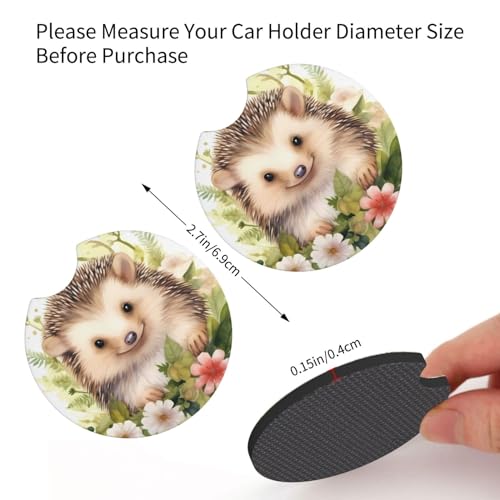 Portavasos para Auto Neopreno Absorbente 2 Unidades miniatura 2