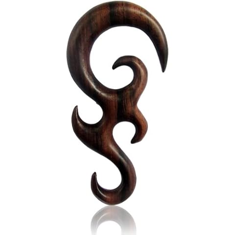 Chic-Net Piercing en bois sculpté 04 mm thumbnail