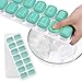 Produktbild Sunerly 14-Fach Eiswürfelform Silikon Eiswuerfel Mit Deckel Ice Cube Tray, Kühl Aufbewahren, LFGB Zertifiziert FDA BPA Frei Stapelbar Eiswürfelschalen Eiswürfel Babynahrung