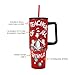 Bioworld Dr. Seuss Teacher of All Things Vacuum Insulated 40 Oz Stainless Steel Tumbler with Leak-Proof Lid & Ergonomic Easy-Carry Handle for School or Home