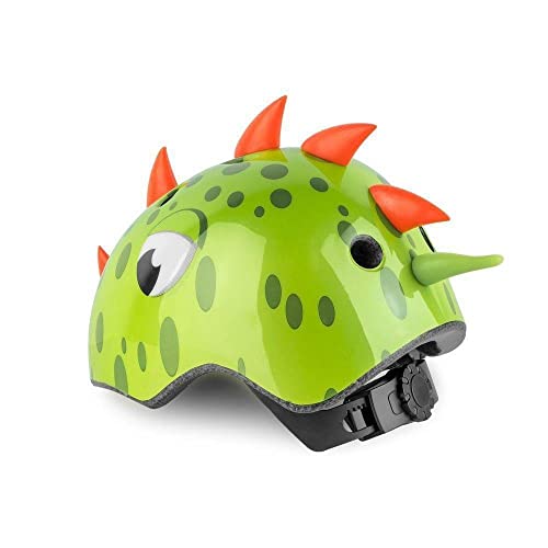 Capacete Bicicleta Infantil Kidzamo Kz-190 Dinossauro Com Ajuste