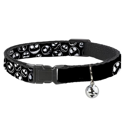 Collar para gato Buckle Down estampado de expresiones para paseos en casa 2