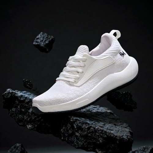 Image of Neeman's Pulse Stride Sneakers for Men | Breathable Knit Upper with Sock-Like Flexibility, Foam Insole & Sweat-Reducing Merry Mesh Lining | Lightweight Casual Walking Shoes