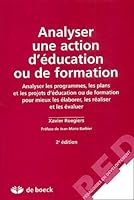 Analyser une action d'éducation ou de formation 2804144100 Book Cover