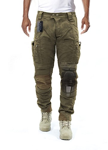 Survival Tactical Gear Men's Airsoft Wargame Tactical Pants with Knee Protection System