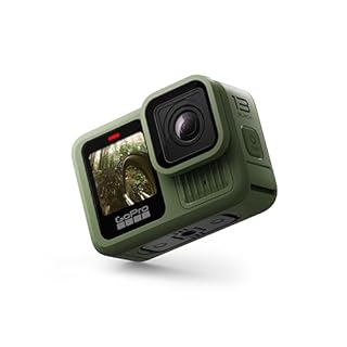 GoPro HERO13 Black in Forest Green (Limited Edition Color) - Waterproof Action Camera with 5.3K60 Video, 27MP Photo + Compatability with HB-Series Lenses