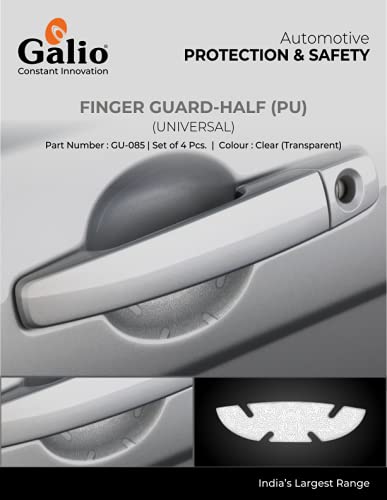 Image of Galio Door Guard Pull Handle Sticker PU Finger Guard Paint Protection Transparent for All Car