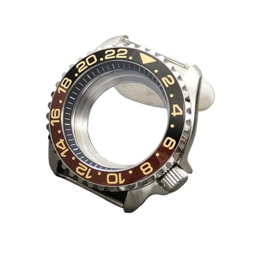42mm �V���o�[ SKX007 ���v�P�[�X �h�[���T�t�@�C�A�K���X�t�� NH35 NH36 4R 6R 7S ���[�u�����g�p - �����o�b�N�J�o�[�p�[�c(06)