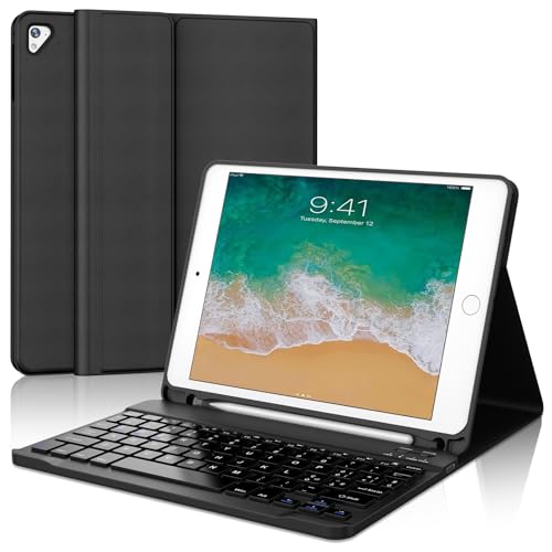 Cover Tastiera iPad 9.7 con Angolo di Visione Multiplo: La custodia per iPad 9.7