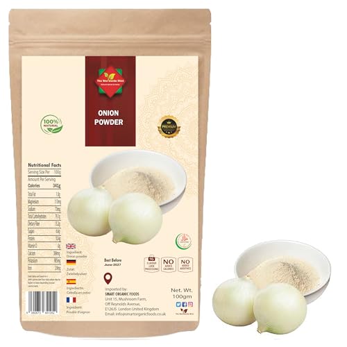 Onion Powder (100g/3.52oz) l Ground Powder l Ground from Whole Dired Onion l Premium Quality l 100% Natural l No Additives