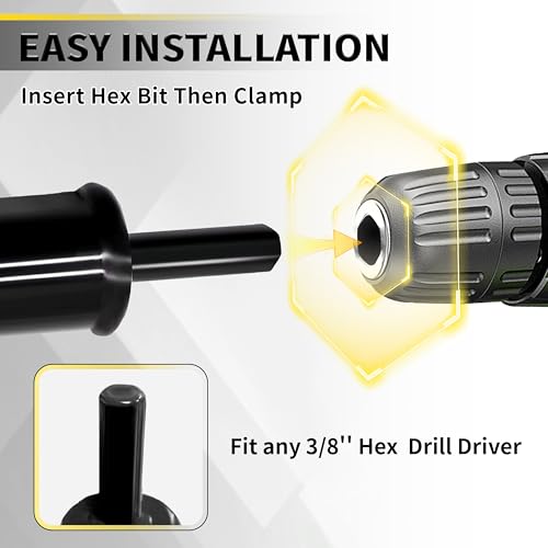 Post Hole Auger Drill Bit 4x22cm 8x30cm for Bulb Planting and Garden, Spiral Drill Planter Tools 3 Post Hole Auger Drill Bit 4x22cm 8x30cm for Bulb Planting and Garden, Spiral Drill Planter Tools - Image 3