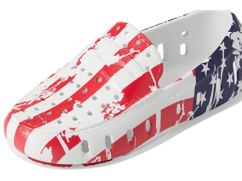 Image of Floafers Kids Unisex Prodigy Driver Print (Big Kid) Old Glory 4 Big Kid M