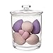 30-ounce Premium Quality Clear Plastic Apothecary Jar