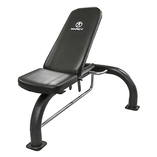 Marcy Multipurpose Utility Weight Bench – Adjustable Backrest Positions, Home Gym Equipment SB-10900 Black 9.25 x 17.50 x 42.00