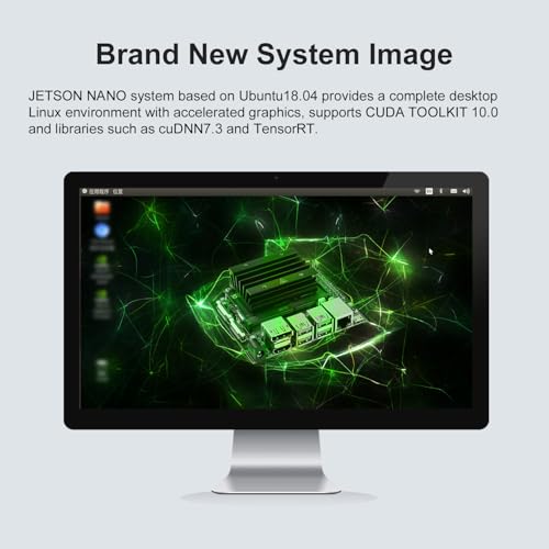 Image of Yahboom Jetson Nano 4GB SUB Developer Kit Case, Wireless Network Card, USB Microphone Camera, Ubuntu ROS 2 AI LLM Visual Deploying OpenClaw (Nano SUB, Mini PC Kit)