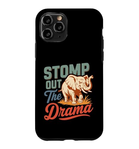 Stomp Out The Drama �ۂ̌��t�f�U�C�� �X�}�z�P�[�X iPhone 11 Pro �p