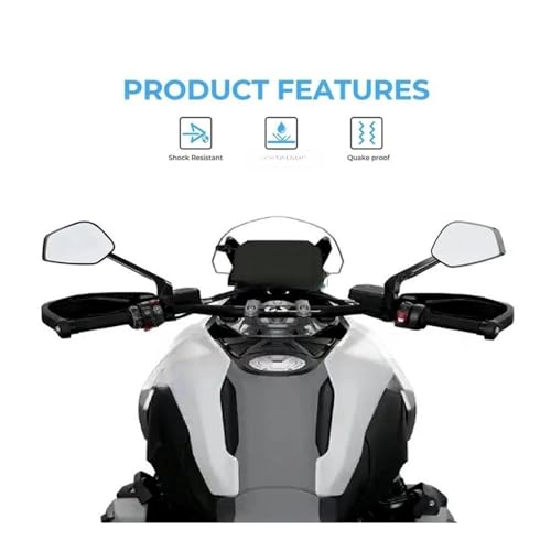 Espejo retrovisor moto antirreflejos para BMW R1250GS ADV 4