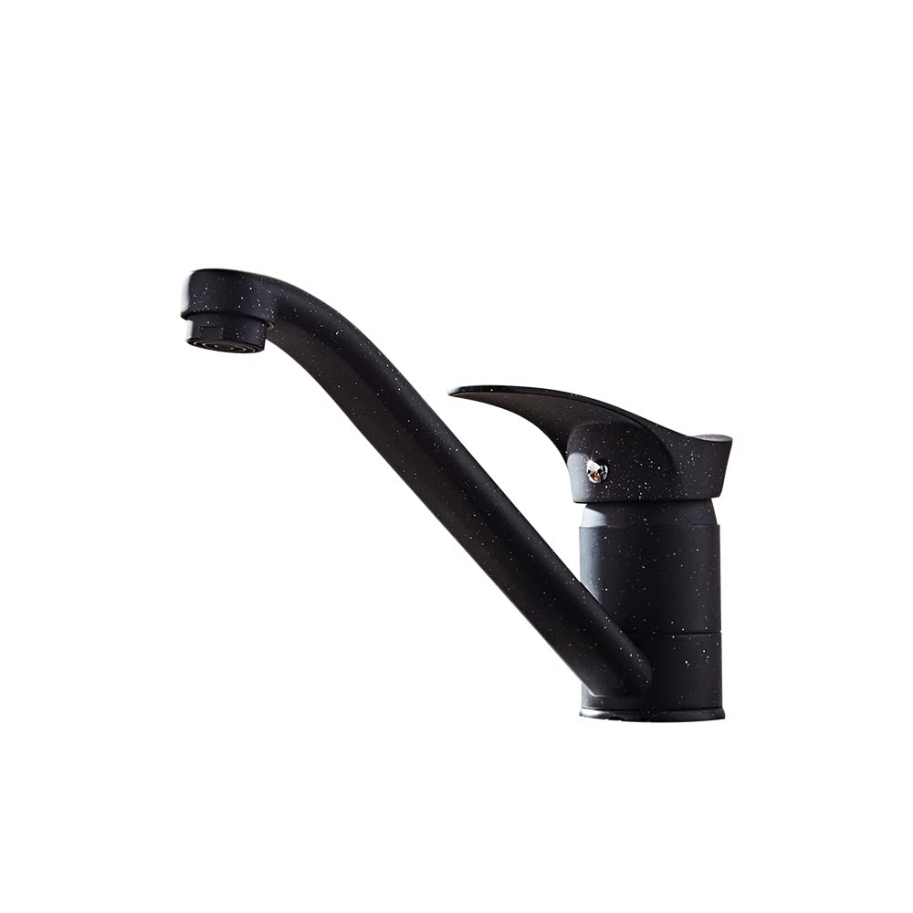 Kitchen Sink Mixer Tap Faucet Hot and Cold Water Black