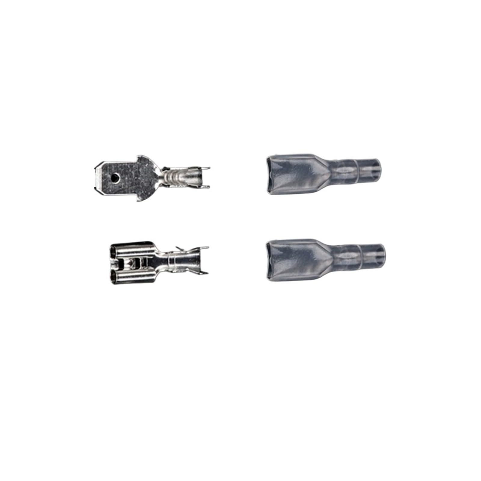 Terminales de engaste rápido tipo pala de 4,8 mm para una conexión estable de audio, 200 piezas