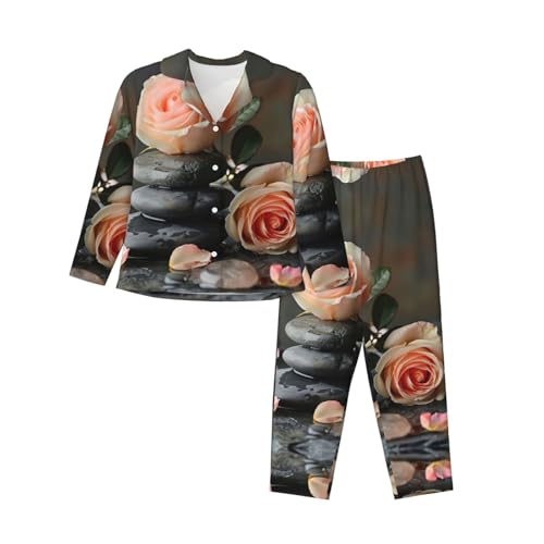 Pyjama pour femmes EdWal l'ensemble manches longues idéal contre le froid nocturne
