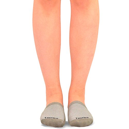 Image of Fashion Liner Toe Topper Socks for Women Invisible Hidden Half Socks Good for Sandal or Dress Shoes 5-Pairs