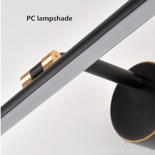 Lámpara de pared larga LED negra para iluminar el salón dormitorio o escalera 2