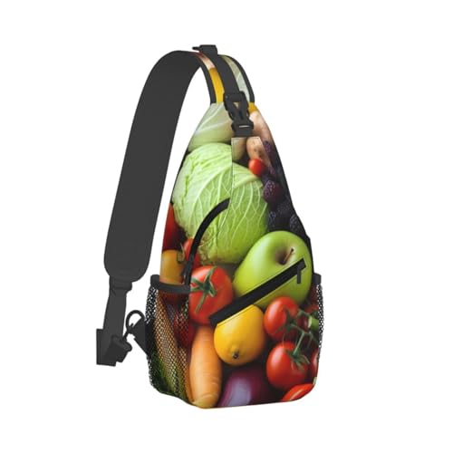 Mochila Sling Bag Negra Casual para Uso Diario miniatura 1
