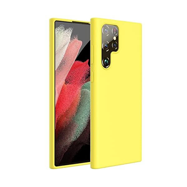 ZUSLAB Real weiche silikonhülle Kompatibel mit Samsung Galaxy S22 Utra Hülle Zoll (2022), Liquid Silicone Anti-Scratch…