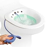 Sitz Bath for Toilet Seat, Postpartum Care, Hemorrhoids Treatment, Yoni Steam Seat, Foldable Basin...