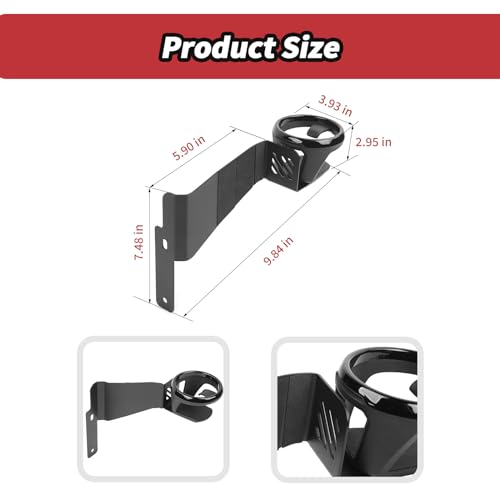 Portavasos para puerta delantera Jeep Wrangler TJ 1997-2006 miniatura 5