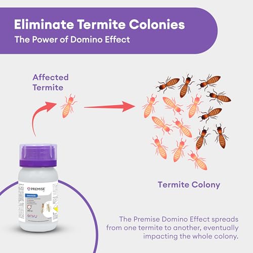Premise Termite Control, Anti Termite Chemical For Construction | Termite Killer Chemical For Long Lasting Control | Pre & Post Construction Termite Killer| Deemak Killer | Pest Control (250 ml)