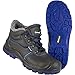 Produktbild Safetytex Thermo Arbeitsschuhe S3 - Winterschnürstiefel gefüttert - Arbeitsschuhe mit Stahlkappe und Stahlzwischensohle - Sicherheitsschuhe schwarz, blau abgesetzt - Größe 43