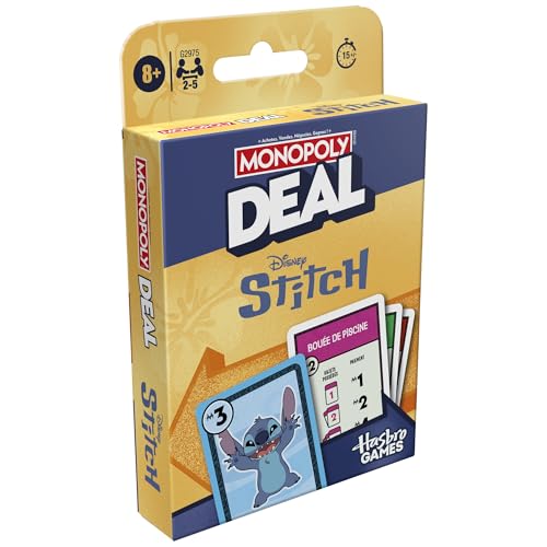 Monopoly Deal édition Disney Stitch Jeu de Cartes Version française - vue 5