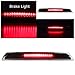 LED 3rd Brake Light Assembly High Mount Stop Light Cargo Lamp w/Waterproof Gasket fit for Nissan Titan 2004-2015, fit for Nissan 2005-2016 Frontier 26590-EA800 (Black Housing Smoke Lens)