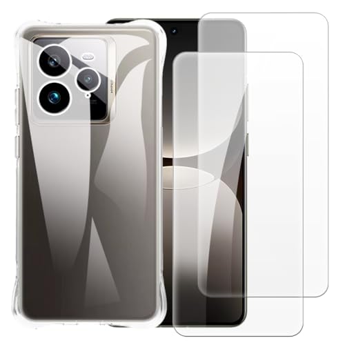 Shantime �P�[�X�{2�����苭���K���X�Z�b�g OPPO Realme GT7 Pro Racing 5G �Ƃ̌݊������� �ϏՌ��J�o�[���S�ʕی�X�N���[���v���e�N�^�[(�N���A)
