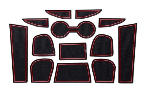 Alfombrilla para puerta de Mazda CX-3 2017-2024 protectora roja
