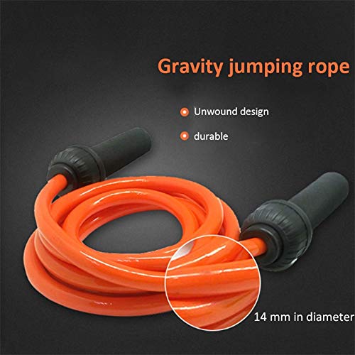 Skakanka Łożysko ciężarowe Liny Fitness Cieping Zagęszczone Aerobik Fitness Liny Pomijanie Długość Regulowany Sprzęt fitness (Color : Yellow2)