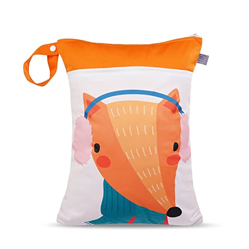 Bolsa impermeable para pañales con diseño infantil miniatura 1