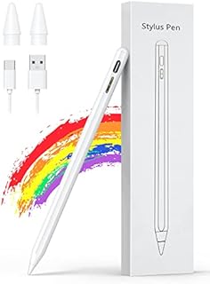 Hastraith Stylus Pen Compatible with iPad (All iPads Series 2018-2022), Support Tilt Function, Palm Rejection, Magnetic Adsorption iPad Pencil for iPad/iPad Pro/iPad Air/iPad Mini , White