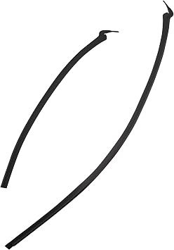 Windshield Wiper Cowl Cover Trim Compatible with Mini Cooper R55 R56 R57 2008-2015 Replace 51132751209 51132751210 Front Wiper Cowl Replacement Part Rubber Seal Eliminate Gaps
