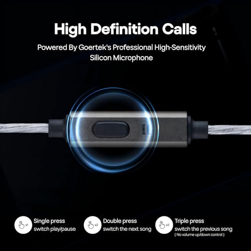 Image of Linsoul SIMGOT EW300 1DD+1Planar+1PZT Hybrid Driver in Ear Monitor, Wired Earbuds IEM, Gaming Earbuds with Detachable Nozzles, Silver-Plated OFC IEM Cable for Audiophile Musician (EW300 DSP)